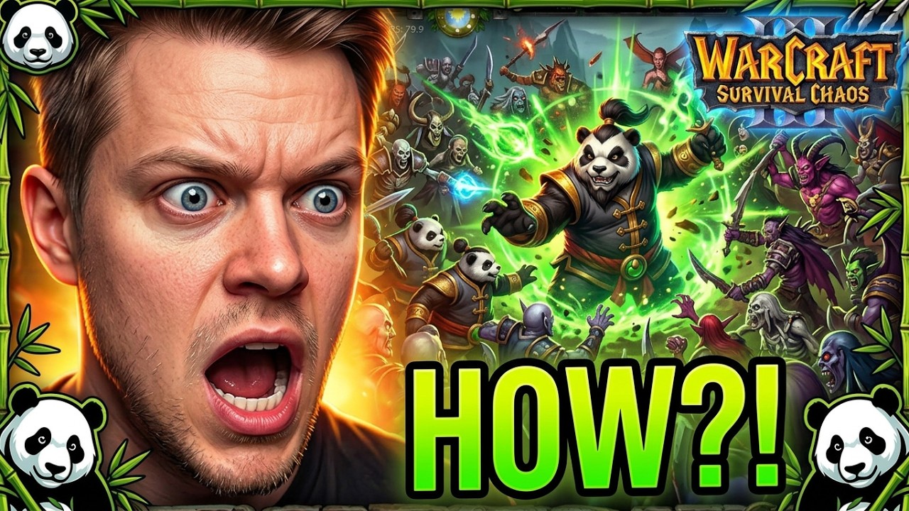 HOW?! The closest ending ever... | Panda | Warcraft 3: Survival Chaos