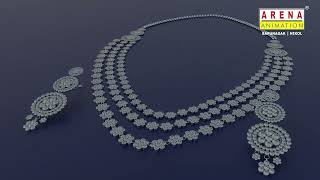 3D PRODUCT ANIMATION || JEWELLERY DESIGN IN BLENDER 3D @ArenaAnimationBapunagarNikol