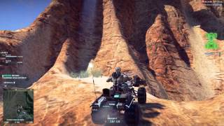 Planetside 2 Flash Trickjump - Getting on Top of Scarred Mesa Skydock (2)