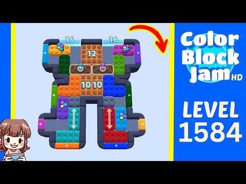 Color Block Jam Level 1584 walkthrough video preview