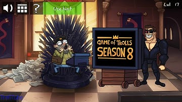 Troll Face Quest Game of Trolls Level 17 Walkthrough
