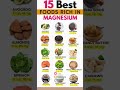 Magnesium-rich foods: 10 surprising sources doctors love #healthtips #healthyfood #magnesium