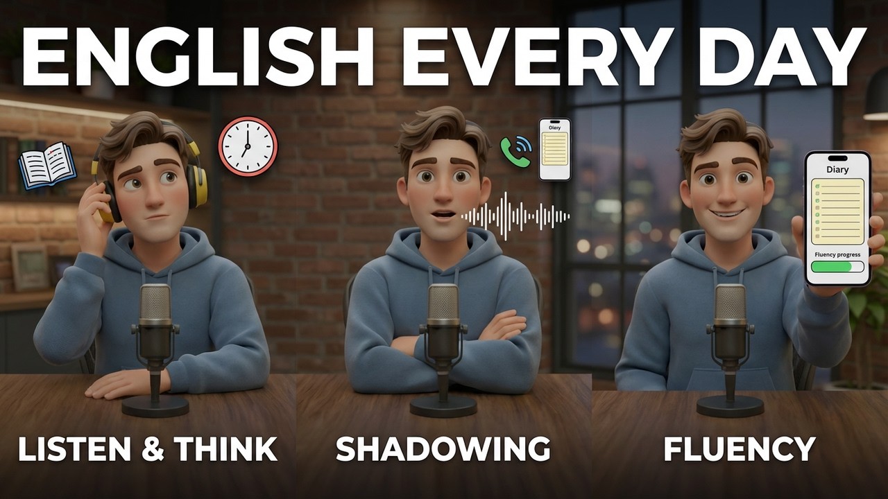 Learn English with Podcast | Slow English Listening & Fluency Practice | A1 & A2 Shadowing Practice