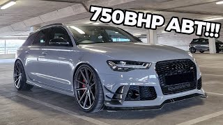 This 750bhp Audi RS6 ABT with Akrapovic exhaust is BRUTAL