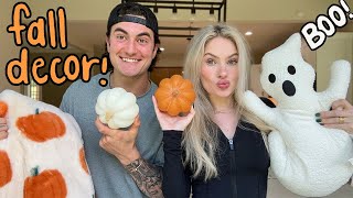 decorating our new house for FALL! | VLOG