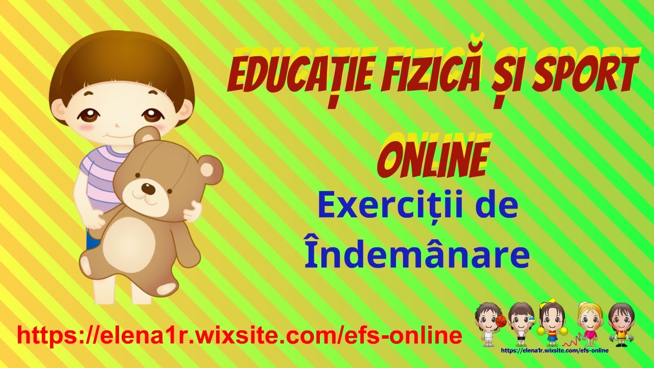 Educatie fizica si sport online  -Exerciții de îndemânare
