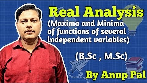 Maxima and Minima of functions of several independent variables | Lec-1| B.Sc , M.Sc