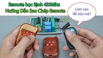 #123: Remote Học Lệnh, Hướng Dẫn Sao Chép Remote