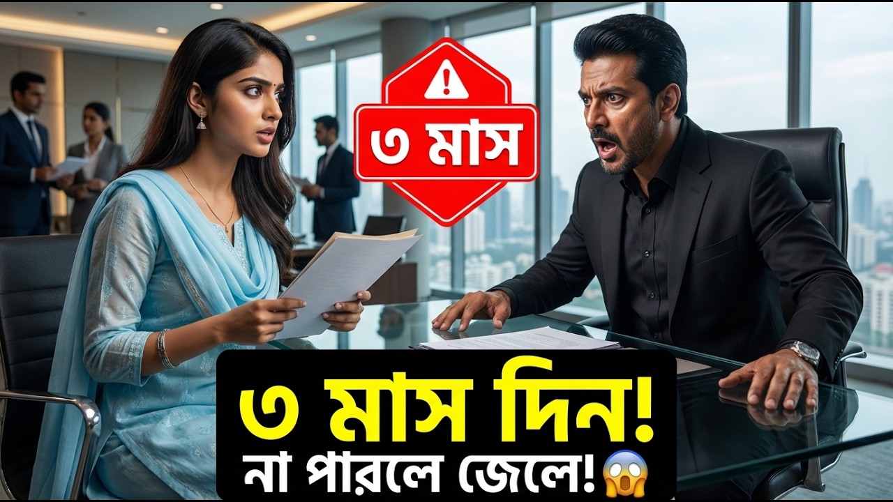 ১০ম ফেল মেয়ে CEO-কে বলল: “৩ মাস দিন!” 😱 সবাই স্তব্ধ!