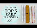 MY TOP 5 DAILY PLANNERS for 2021!