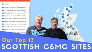 Top 13 Scottish Campsites  Caravan and Motorhome Club Sites