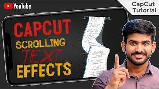 Make Your Text SCROLL Like a Pro! - How to Create Scrolling Text Effects in CapCut Tutorial