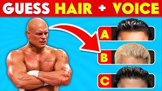 GUESS THE WWE SUPERSTAR! 🎤 VOICE + HAIRSTYLE Challenge! ✅ | Oba Femi, Cody Rhodes, Solo Sikoa screenshot 1