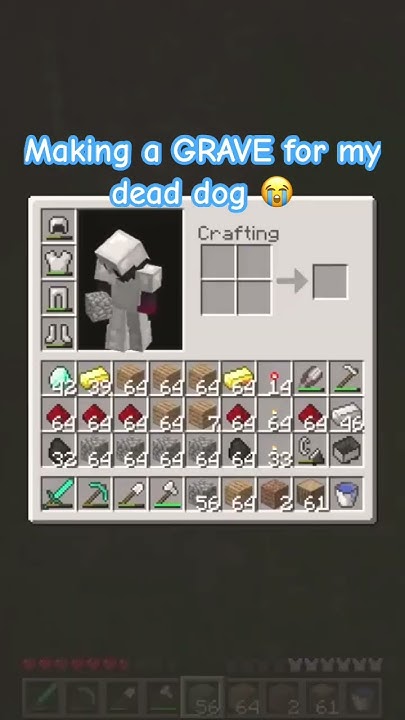 Making A GRAVE For My DEAD Dog In My Minecraft Series YouTube making-a-grave-for-my-dead-dog-in-my-minecraft-series-youtube