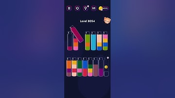 Get Color Level 8054 #watersortgame #watersortpuzzle #colorgames #watersort