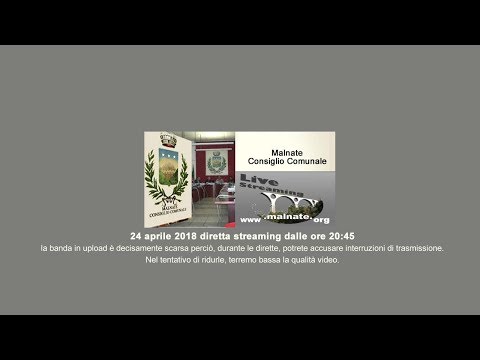 24 Aprile 2018 Consiglio Comunale Malnate 24 Aprile 2018 Consiglio Comunale Malnate