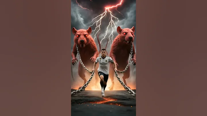 Messi, Neymar & Mbappé’s Rat vs Ronaldo’s King Rats #ronaldo #goat #messi #ronaldoai #aifunnyshorts