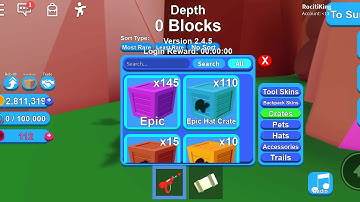 Opening 10 of the most expensive crates in mining simulator! (Roblox)