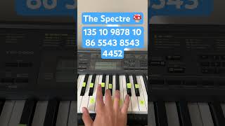 How To Play The Spectre by Alan Walker | Easy Piano Tutorial shorts