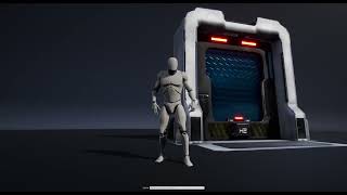 Brant August | Unreal Engine Programming | Halo 3D Scifi Door Prop |