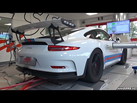 porsche-991-gt3-rs-with-akrapovic-exhaust-dyno-runs---blue-flames-&-sounds!