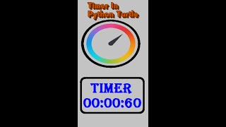 Create Timer Under 1 Minute In Python