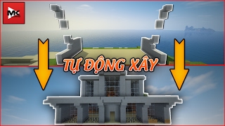 BIỆT THỰ HIỆN ĐẠI TRÊN BIỂN TỰ ĐỘNG XÂY DỰNG - MINECRAFT COMMAND BLOCK | MK GAMING screenshot 4