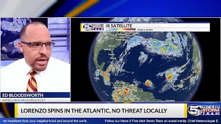 TROPICS | Lorenzo Spins in the Atlantic, No Threats Locally