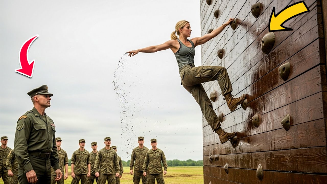 Der Colonel nannte sie schwach, bis sie die unmögliche Wand in 18 Sekunden erklommen hatte