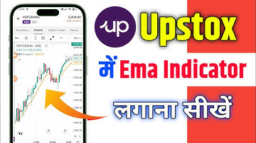 Upstox Me Ema indicator kaise lagaye | Ema indicator kaise lagaye| Upstox App