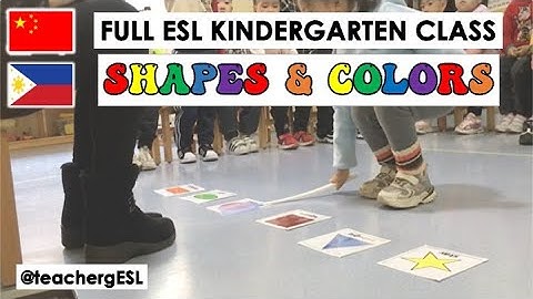 How I Start my ESL Class? Easy Transition and Activity Ideas (Shapes & Colors) Teachermom Vlog