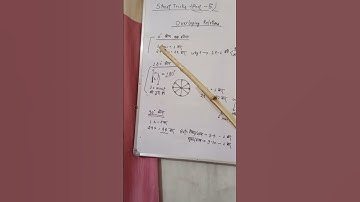 #CLOCK- #Hour and Minut Hand  part-5       #Topic-2 (OVERLAPPING RELATIONS)     #solve_in_2_Seconds