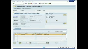 SAP GBI MM 18 Display PO History