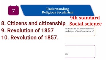 9th standard social science || Refresher course module || Chapter 7,8,9,10 || English medium