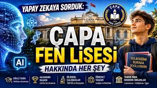 Yapay Zekaya Sorduk: Çapa Fen Lisesi Hakkında Her Şey