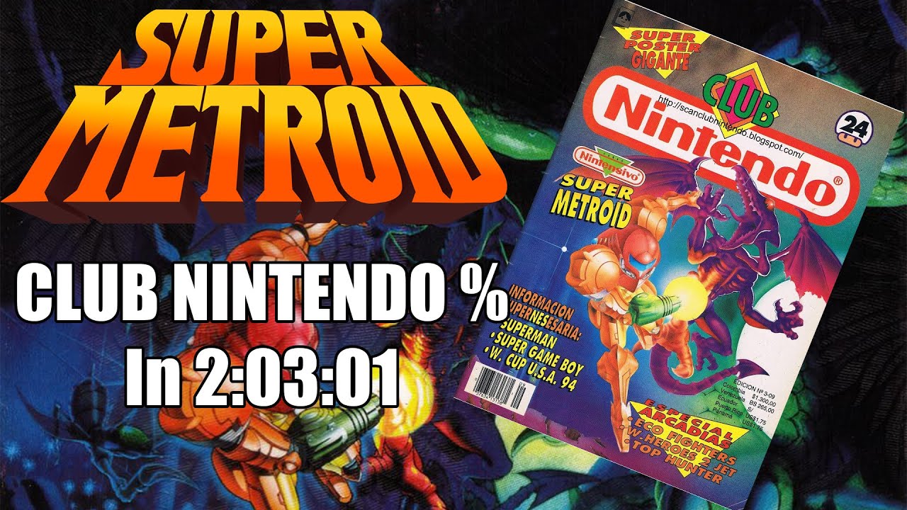 Year of Phast: Super Metroid Club Nintendo % in 