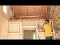 #59 Kitchen Built-in Niches with Fermacell | Renovating an Abandoned Stone House in Italy