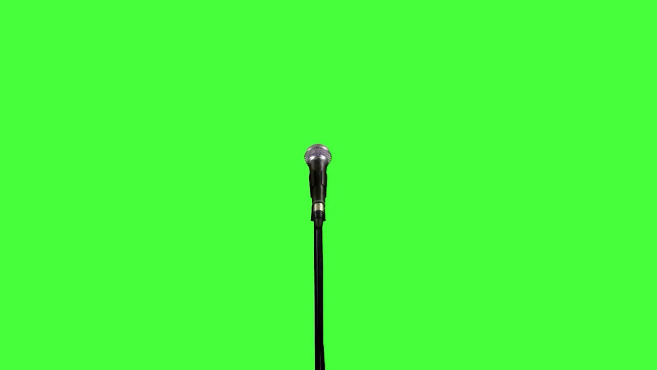 Mic green screen YouTube