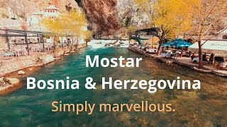 Mostar, Bosnia and Herzegovina | Holiday Travel Video | Stari Most & water flowing from a cave