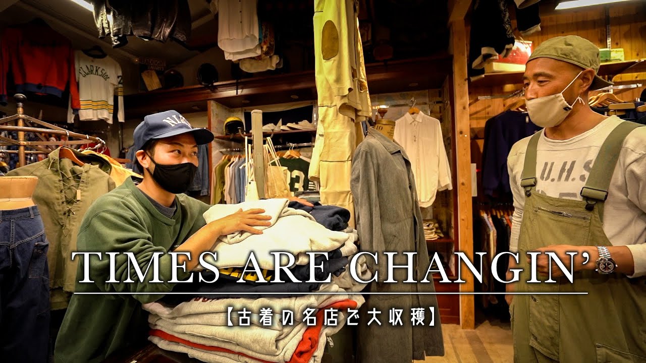 【Vlog】古着の名店に春物探しに行ったら、まさかの爆買い【 Times are Changin'】