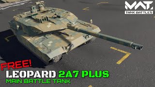 Leopard 2A7 Plus Battlespass Free Tank Quick View Gameplay MWT Tank Battle Closed Alpha Test