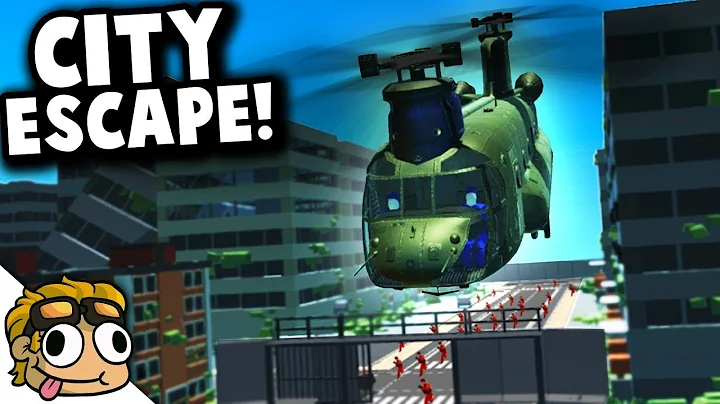 ZOMBIE CITY HELICOPTER ESCAPE! | Ravenfield Best Mods Gameplay (Early Access 11)