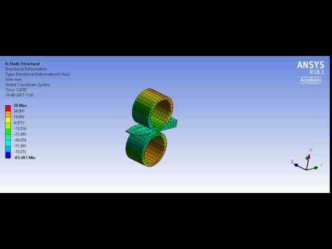 Rolling process in Ansys Workbench - YouTube