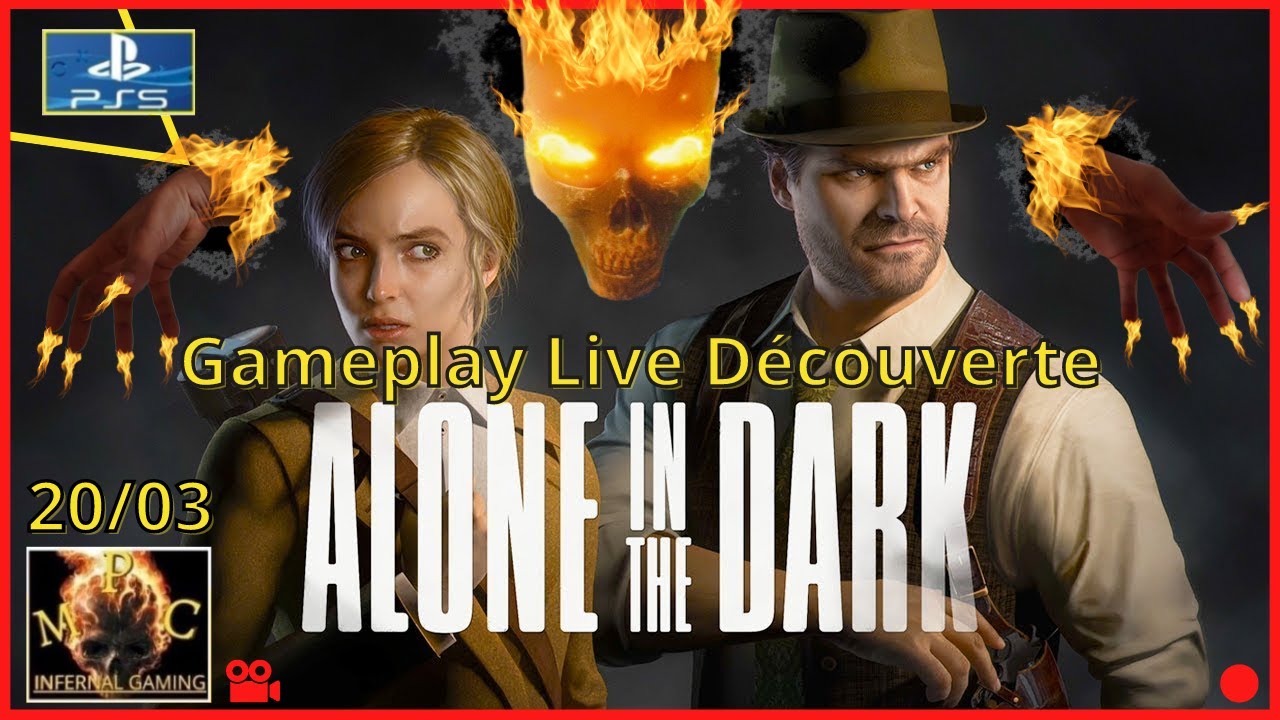 CAUCHEMAR SUR ALONE IN THE DARK REMAKE 2024 ( Gameplay Live Découverte