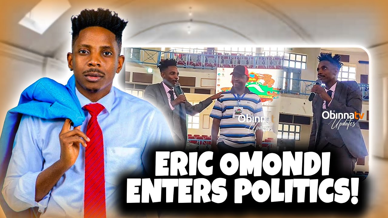 ERIC OMONDI ANNOUNCES HIS POLITICAL BID