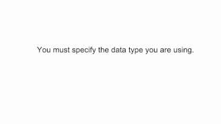 Lesson 3.2 : How programming languages work with data
