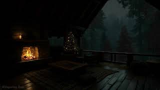 Rain, Fire & Whispering Wind 🌧️🔥 Ultimate Cozy Atmosphere for Deep Relaxation, Sleep & Meditation