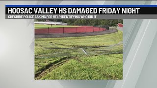 Hoosac Valley High School damaged Friday night