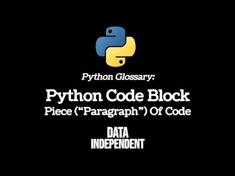 Video: Kas yra įtrauktas blokas programoje Python?