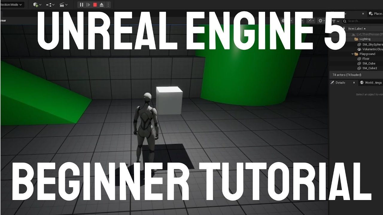 Unreal Engine 5 Beginner Tutorial - YouTube